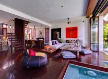 Villa Majapahit Maya, Wohnzimmerbereich